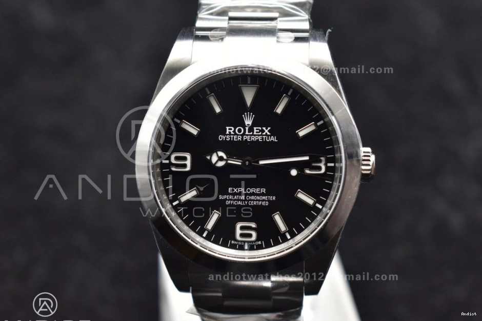 Dial on 214270 1:1 Best Clean 39mm Explorer SS VR3132 Black Bracelet Edition I 0413